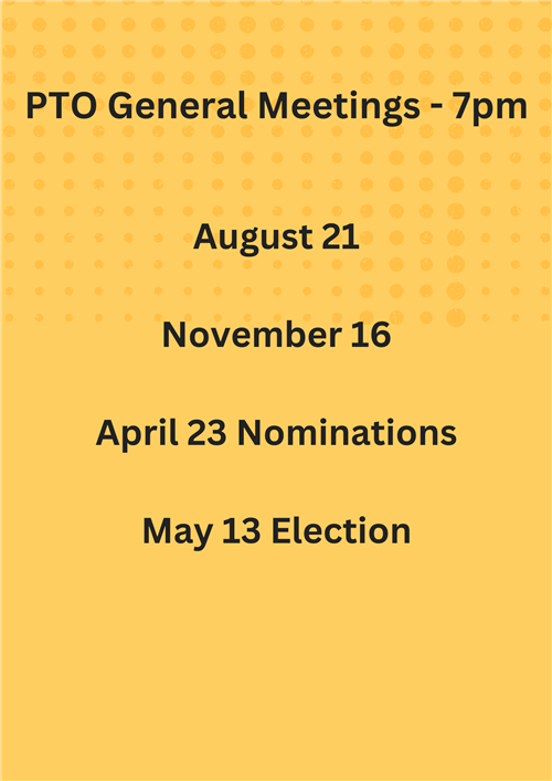 Pto Meeting dates
